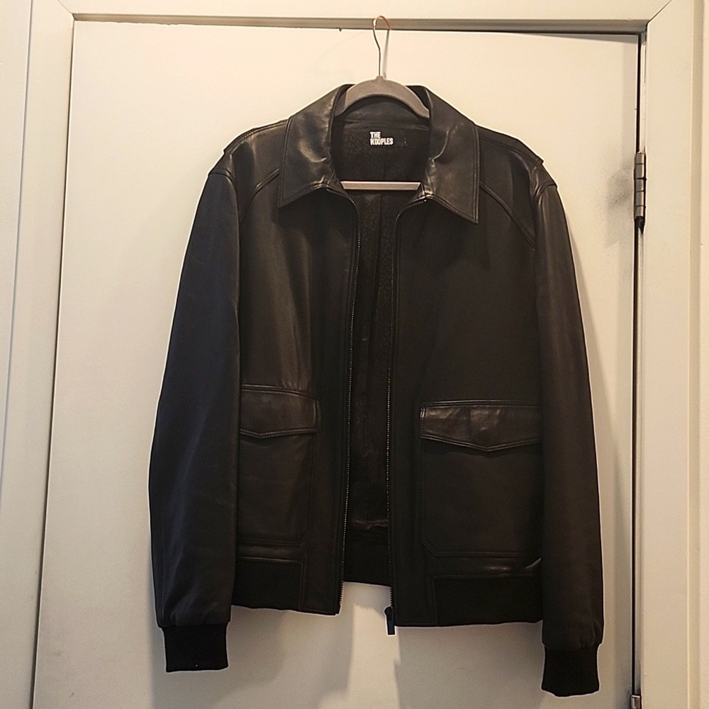 Leather jacket by kooples
